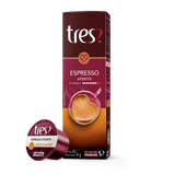 Cápsula De Café Espresso Atento Tres 3 Corações