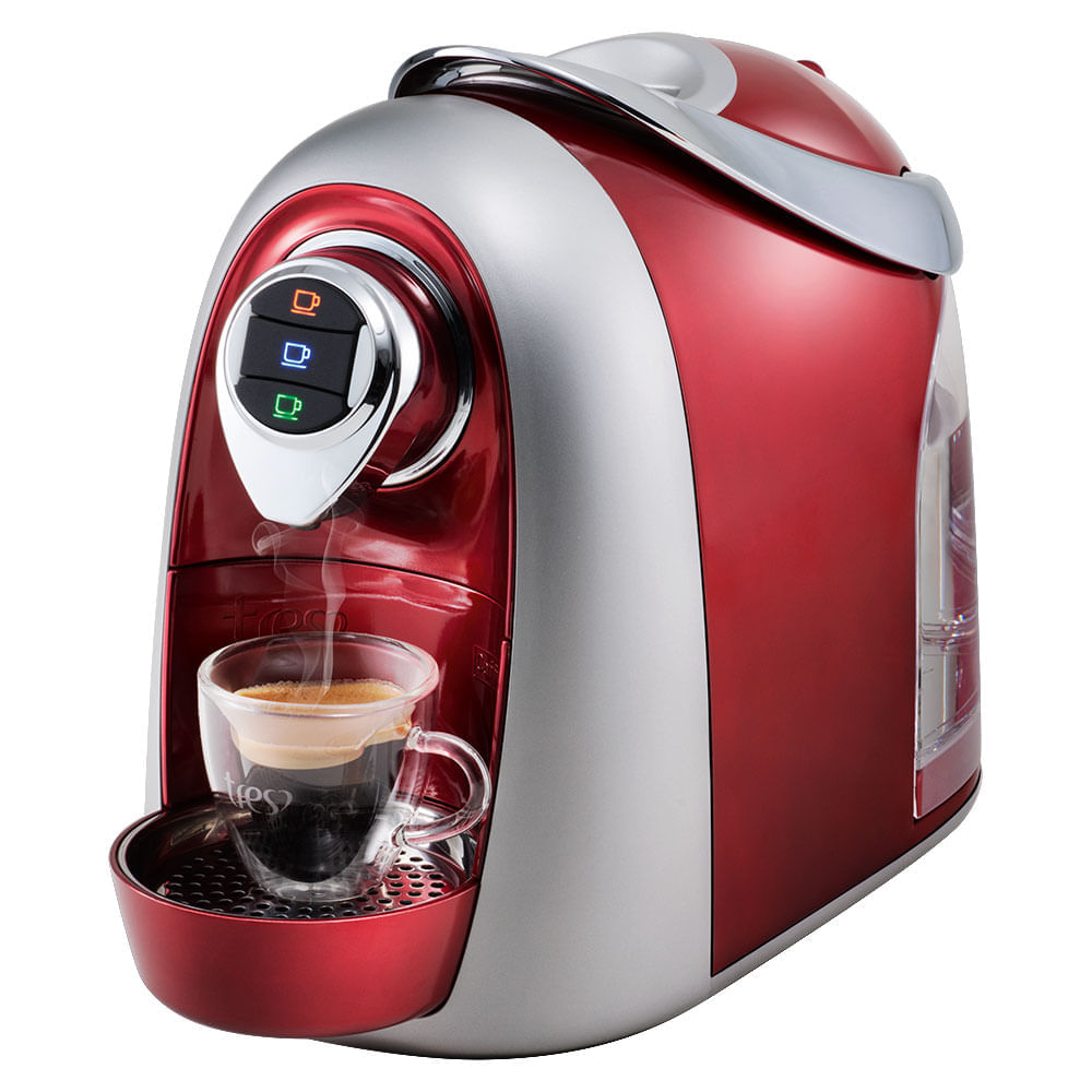 Cafeteira Espresso Modo Vermelha Automática - Tres 3 Corações