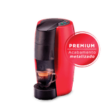 Cafeteira Espresso Lov Premium Vermelha Metalizada Automática - Tres 3 Corações