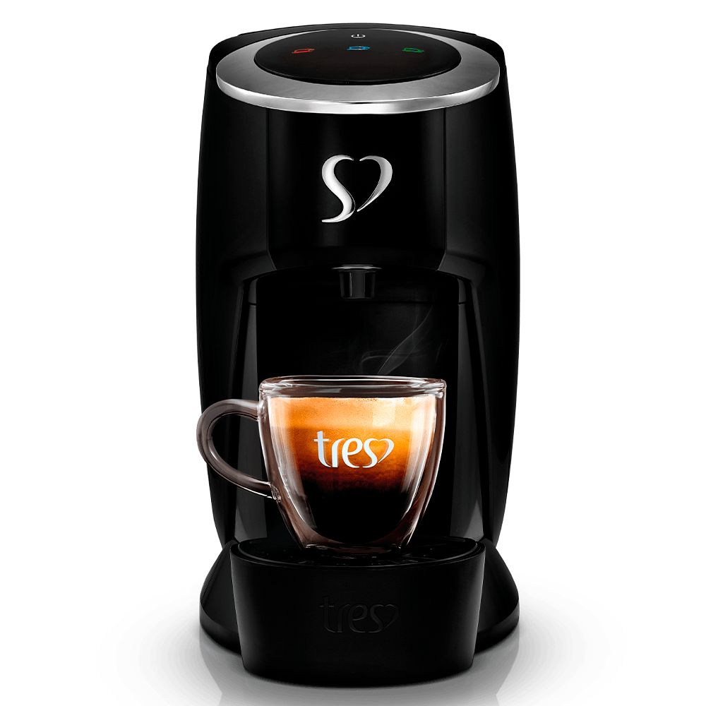 Cafeteira Espresso Touch Preta Automática - Tres 3 Corações