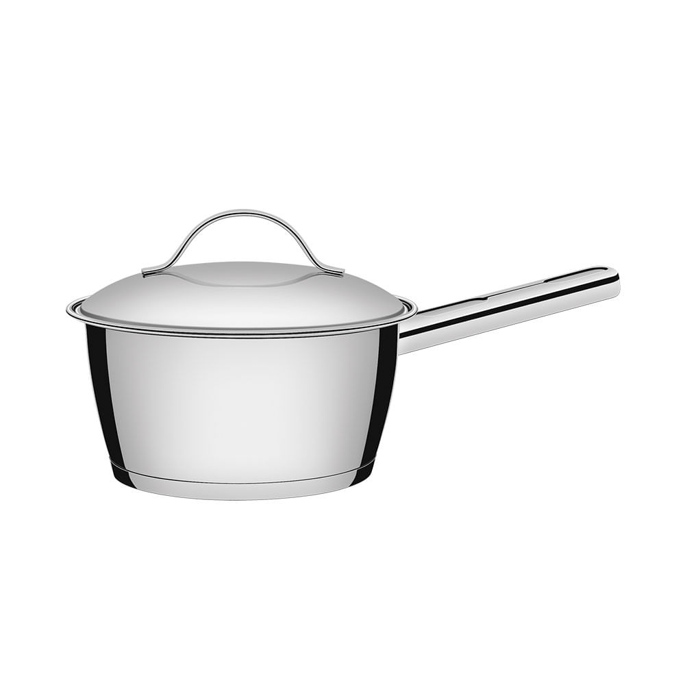 Panela Allegra Em Aço Inox Com Fundo Triplo 20 Cm 2.7 Litros Tramontina