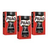 Café Pilão Torrado E Moido Extra Forte À Vácuo 500g Kit 3