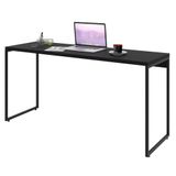 Mesa De Escritório Escrivaninha 150cm Dynamica Industrial C08 Preto Ônix - Mpozenato