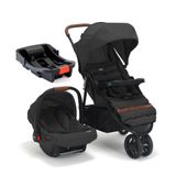 Carrinho Com Bebê Conforto Travel System Breeze Trio Preto Infanti