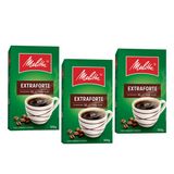 Café Melitta Torrado E Moído Em Pó Extra Forte 500g Kit 3