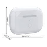 660mah Wireless Charging Case For Airpods Pro Earphones