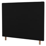 Cabeceira Cama Box Casal King Size Cairo 195cm Corano Preto - Desk Design