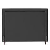 Cabeceira Cama Box Casal King Size Maísa 195cm Com Frame Suede Cinza - Desk Design