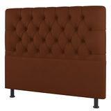 Cabeceira Cama Box Casal King Size Nice 195cm Suede Terracota - Desk Design