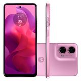 Smartphone Motorola Moto G24 Rosa 128GB 8GB (4GB RAM+4GB Ram Boost) AI Camera 50MP Night Vision