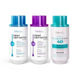 Kit Progres Semi Definitiva 3d E Alinhahair 4d Forever Liss