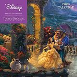 Coleção Disney Dreams Da Thomas Kinkade Studios Calendário Mini Wall 2023