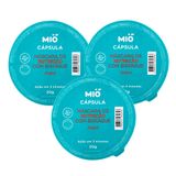Kit 3 Máscara De Nutrição Capilar Mió Argan Cápsula 20g