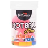 Bolinha Para Massagem Hot Ball Plus Esquenta E Esfria 2 Unidades