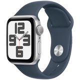 Apple Watch Se 2 (2023) 44 Mm / M / L Gps - Silver Aluminum/ Storm Blue Sport Band