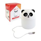 Umidificador De Ar Ambientes Porificador Portátio De Panda Usb 250ml