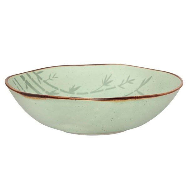 Saladeira De Porcelana 26 Cm De 1600 Ml Ryo Bambu Oxford