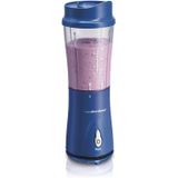 Liquidificador De Smoothie Pessoal Da Hamilton Beach Com 414ml Travel Cup E Tampa, Azul 51132