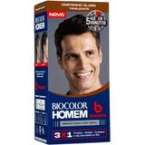 Biocolor Homem Cobertura Total Tonalizante De Cabelo-castanho Claro