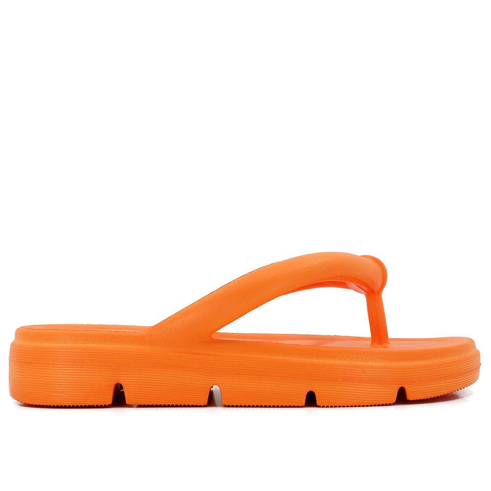 Chinelo Usaflex Poof Dedo Laranja 039