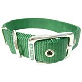 Coleira Para Cães Hamilton Double Thick Nylon Deluxe Green 2,54x45.