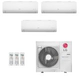 Ar-condicionado Multi Split Inverter Lg 30.000 (1x Evap Hw 9.000 + 1x Evap Hw 12.000 + 1x Evap Hw 24.000) Quente/frio 220v