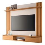 Home Suspenso Solus Cinamomo/off White Para Tv Até 70 - Hb Móveis