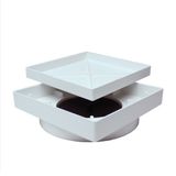 Kit 3 Peças Ralo 10x10 Oculto Seca Piso/porcelanato Inteligente Branco