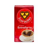 Café Torrado E Moído 3 Corações Extra Forte A Vácuo 500g