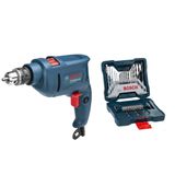 Furadeira De Impacto Gsb 450 Re 3/8&quot; + Jogo De Brocas E Bits X-line Com 30 Peças - Bosch