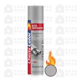 Tinta Spray Sec Rapida Alta Temperatura 250ml Aluminio