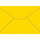 Envelope Para Carta 114x162mm Amarelo 85g 100unid - Foroni