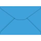 Envelope Carta 114x162mm 80g Azul Royal 100 Unid - Foroni