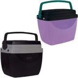 Caixa Térmica 12l Cooler Lilás Com Verde 25108218 Mor-açai