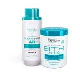 Kit Alinhahair 4d E Máscara Volume Zero Forever Liss