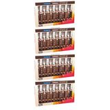 Jogo Para Churrasco Jumbo 12 Peças Com Laminas De Aço Inox E Cabos De Madeira 4 Unidades 22299059x4