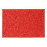 Capacho Vinil Silver 10mm Vermelho 40cmx60cm Kapazi