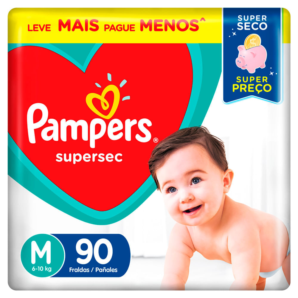 Fralda Descartável Pampers Pants Tamanho xg - 4 Pacotes com 32