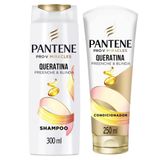 Kit Shampoo Pantene Queratina 300ml + Condicionador Queratina 250ml