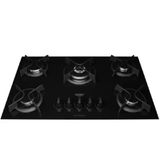 Cooktop Dako 5 Bocas Supreme Preto - Bivolt