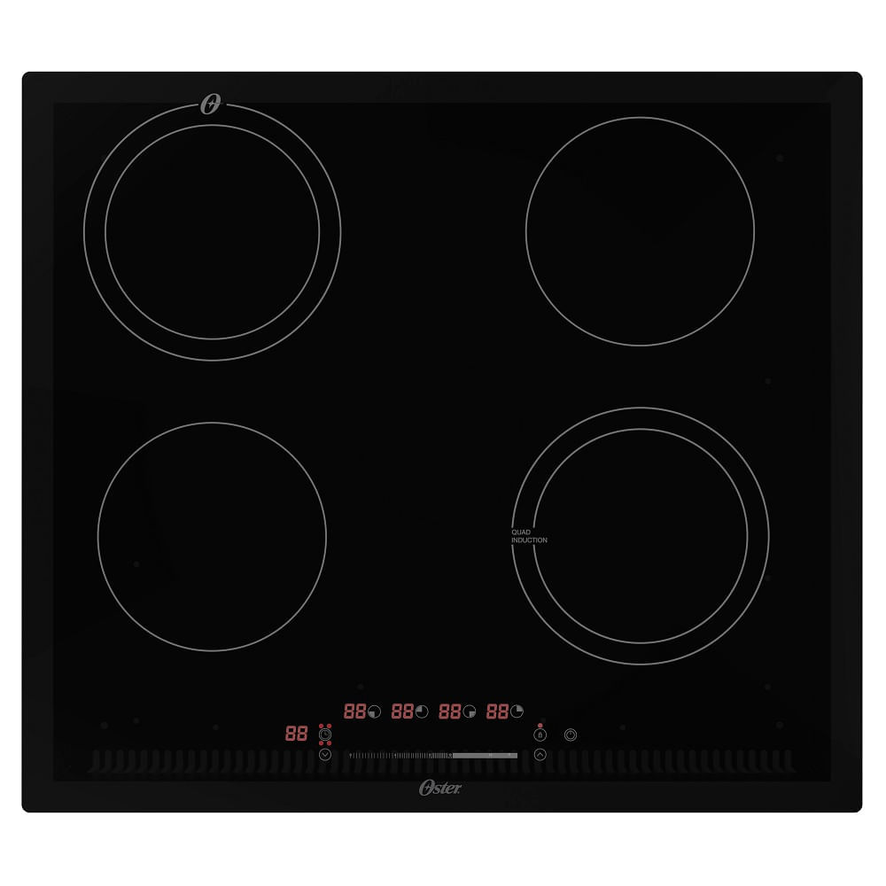 Cooktop De Indução Oster 4 Bocas Preto Otop402 – 220 Volts