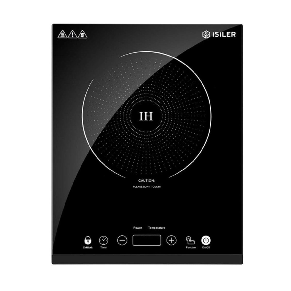 Cooktop Fogão de Indução Portátil, 1800 W Sensor de Toque Aço Inoxidável