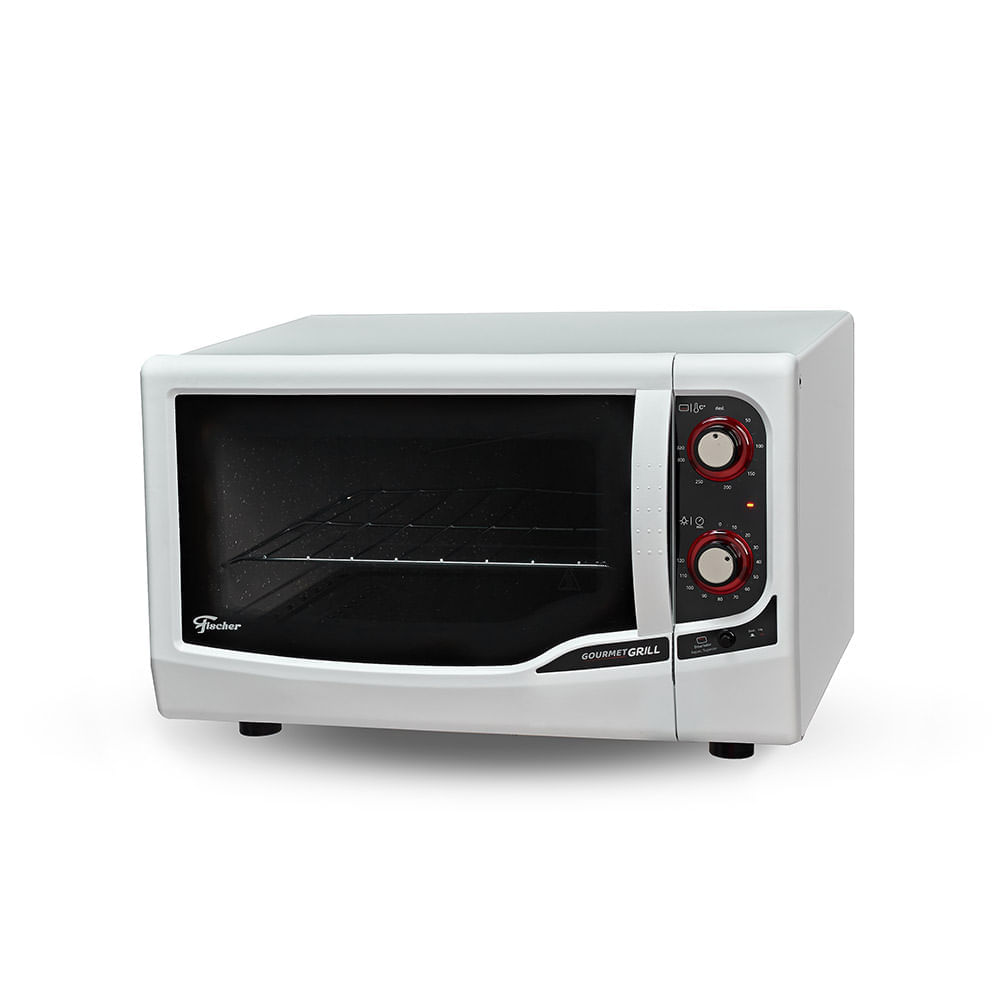 ForNO Elétrico Fischer 44 Litros Gourmet Grill Branco - 220 Volts