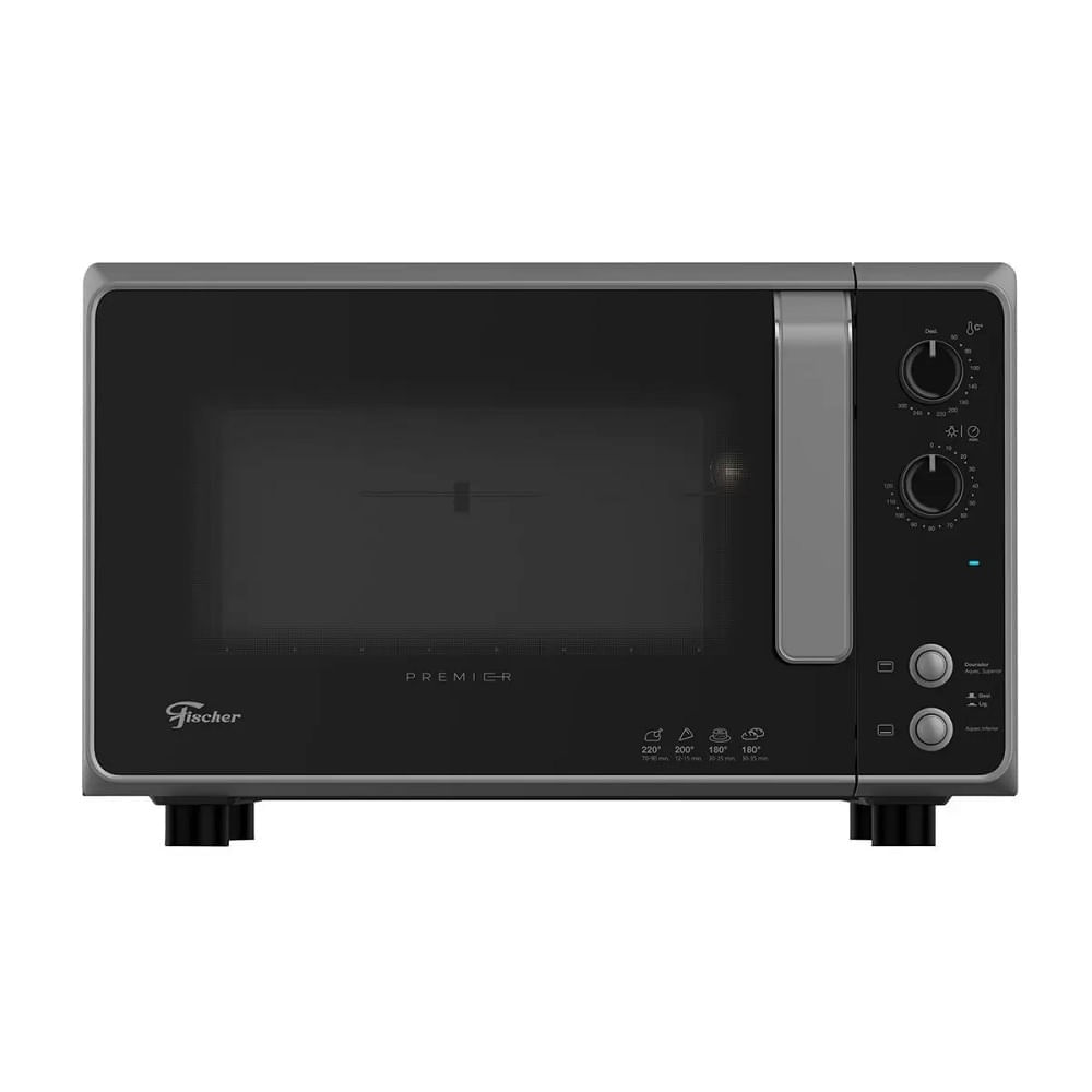 Forno Elétrico Fischer 48 Litros Premier Prata - 220 Volts Forno Elétrico Fischer 48 Litros Premier Prata - 220 Volt