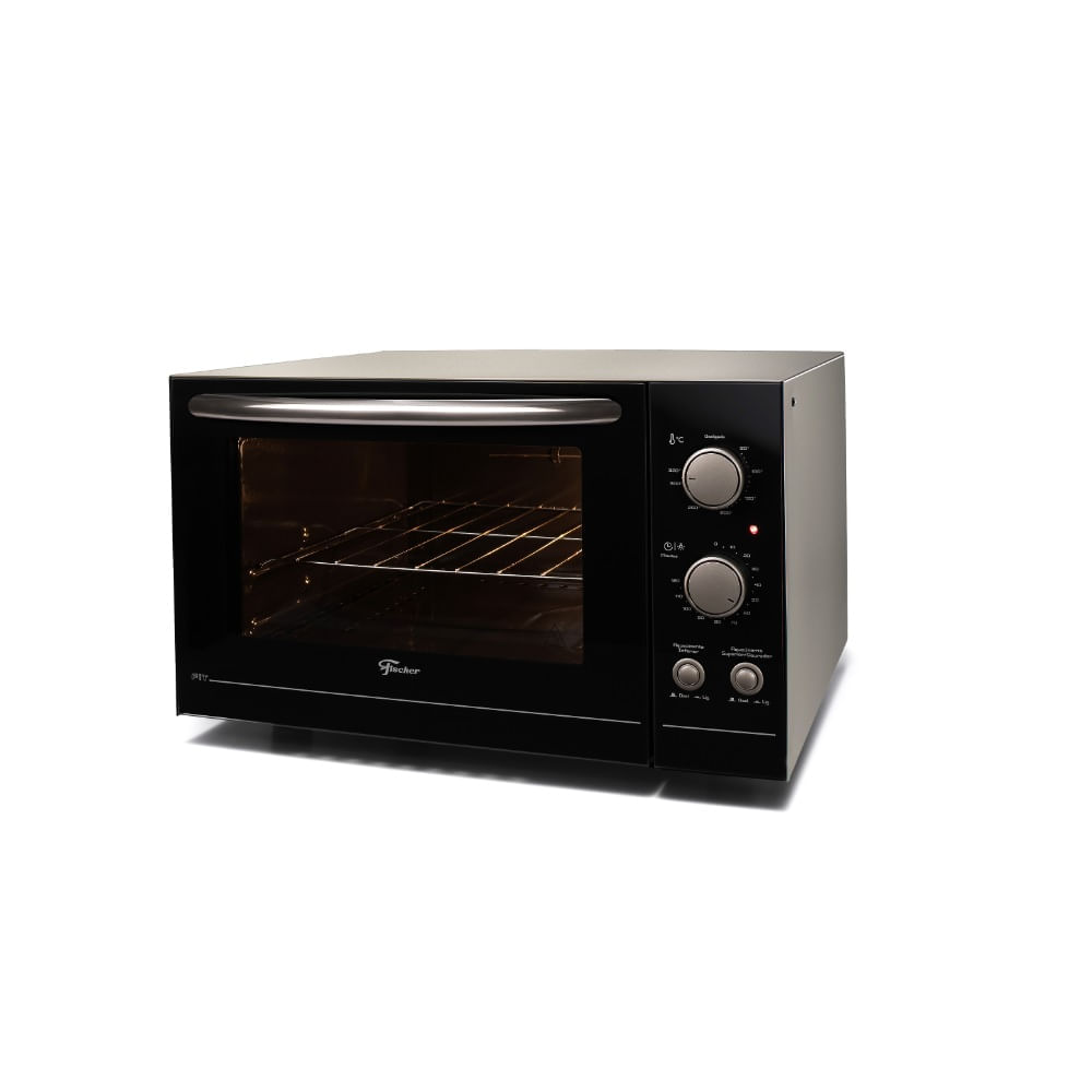 Forno Elétrico Bancada Fischer 44 Litros Fit Com Dourador Prata - 127 Volts