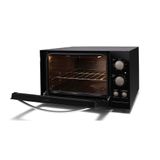 Forno Elétrico Bancada Fischer 44 Litros Fit Grill Com Dourador Preto - 127 Volts