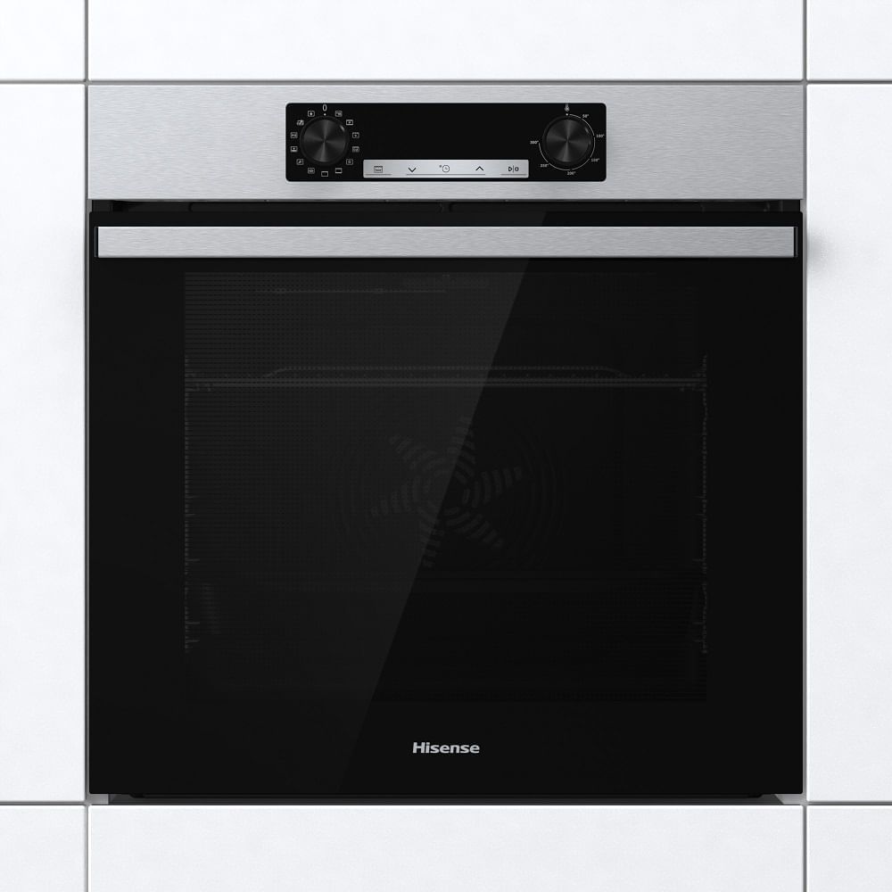 Forno Elétrico De Embutir Hisense 77 Litros Preto E Inox - 220 Volts