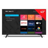 Smart TV LED 43" AOC 43S5135/78G, Full HD com Wi-Fi, 1 USB, 3 HDMI, Controle Remoto com Atalhos, Aplicativo Roku, Miracast, 60Hz