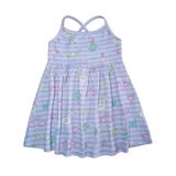 Vestido Infantil Estampado Lilás Tamanho 1 - Fakini Forfun