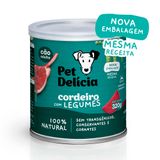 Ração Úmida Para Cães Adultos Pet Delícia Sabor Cordeiro Com Legumes 320g